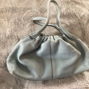 Taganello leather small  Light Blue Leather Handbag